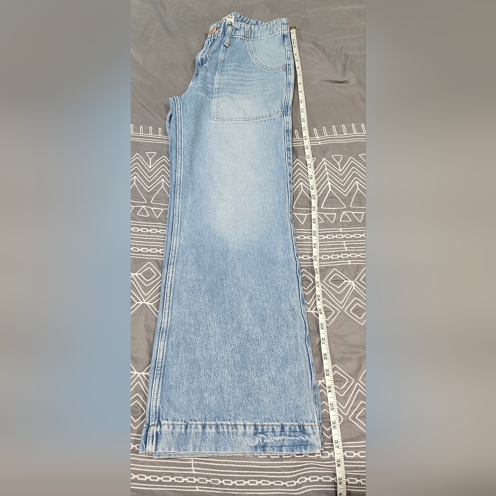 We The Free High Waisted Wide Leg Jeans Size 27 - Picture 2 of 7